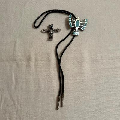 BOLO TIE AND TOTEM POLE