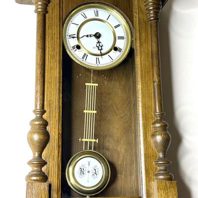 Vintage 1970s Spiegel Wood Wall Clock