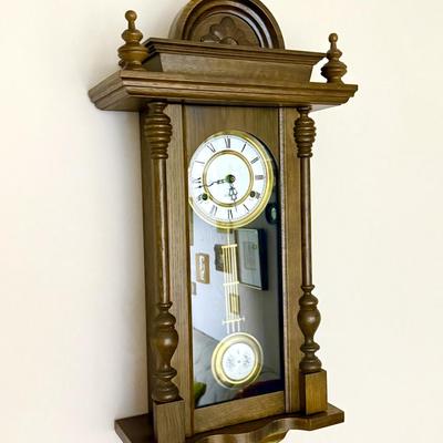 Vintage 1970s Spiegel Wood Wall Clock