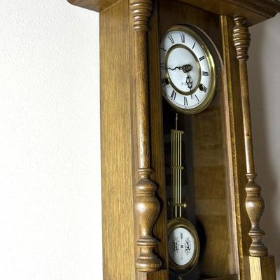 Vintage 1970s Spiegel Wood Wall Clock