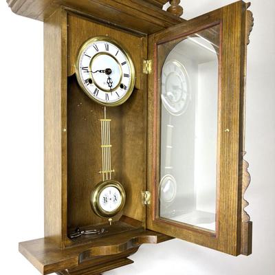 Vintage 1970s Spiegel Wood Wall Clock