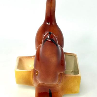 Vintage Ceramic Dachshund Planter