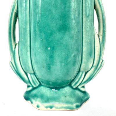 Set of Aqua Vintage McCoy Pottery Vases