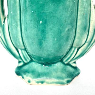 Set of Aqua Vintage McCoy Pottery Vases