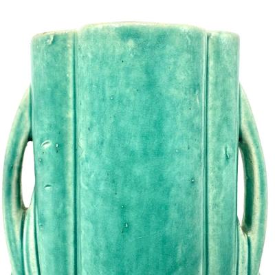 Set of Aqua Vintage McCoy Pottery Vases