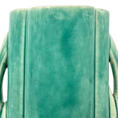 Set of Aqua Vintage McCoy Pottery Vases