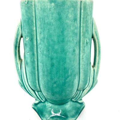 Set of Aqua Vintage McCoy Pottery Vases