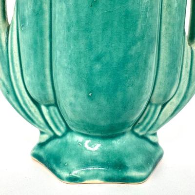 Set of Aqua Vintage McCoy Pottery Vases