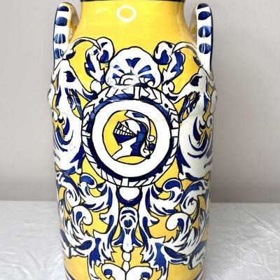 Vintage Spanish Urn Umbrella Stand