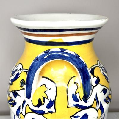Vintage Spanish Urn Umbrella Stand