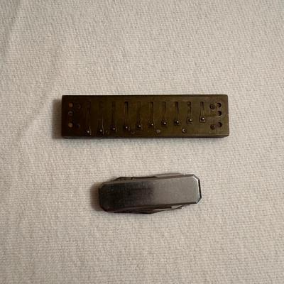 HOHNER MARINE BAND HARMONICA AND MULTI FUNCTION POCKET KNIFE