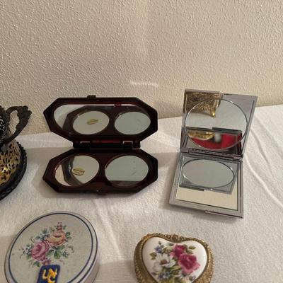 MIRRORS AND TRINKET BOXES