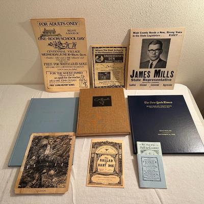VINTAGE READING MATERIAL AND BOOKS