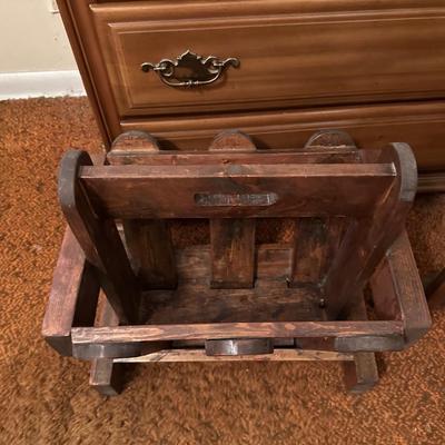 AFGHAN RACK AND MAGAZINE HOLDERS