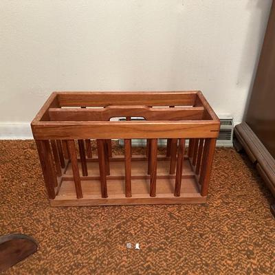 AFGHAN RACK AND MAGAZINE HOLDERS