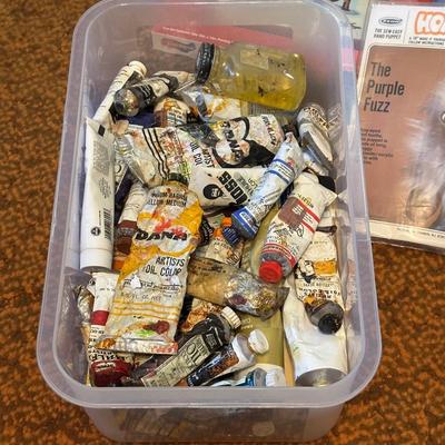 CRAFT KITS, INSTRUCTION BOOKS, ACRYLIC PAINTS AND CANVAS, FISKARS CUTTING CENTER AND MORE