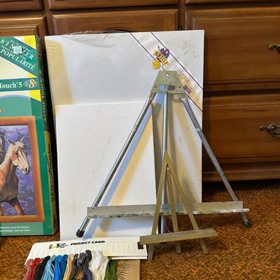 CRAFT KITS, INSTRUCTION BOOKS, ACRYLIC PAINTS AND CANVAS, FISKARS CUTTING CENTER AND MORE
