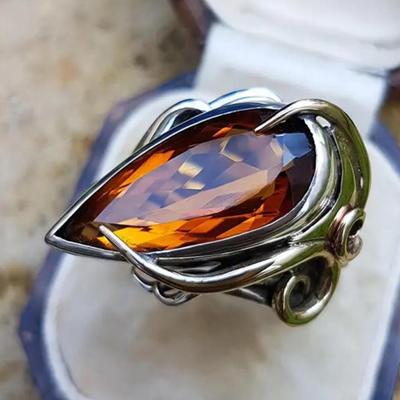 Bohemian Brown Vintage Fashion Ring