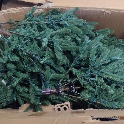 GE Frasier Fir Lighted Artificial Tree- 7 1/2 Feet Tall- Multicolor Lights