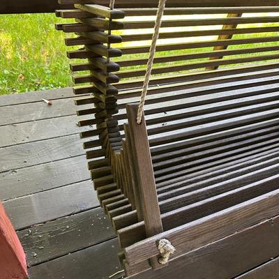 VERY UNIQUE PATIO HANGING SWING