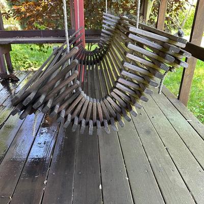 VERY UNIQUE PATIO HANGING SWING