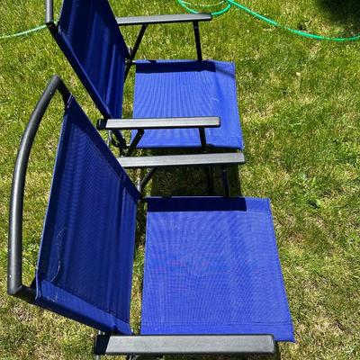 2 FOLDING LAWN CHAIRS