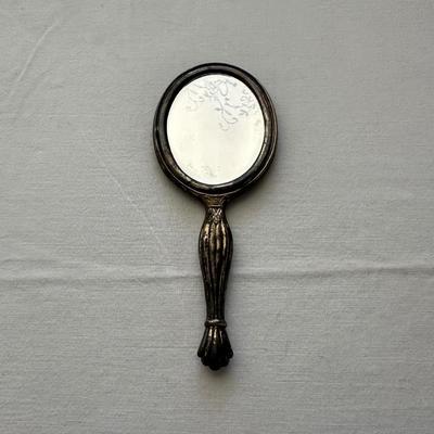 800 (80%) STERLING SILVER CHILD’S HAND MIRROR