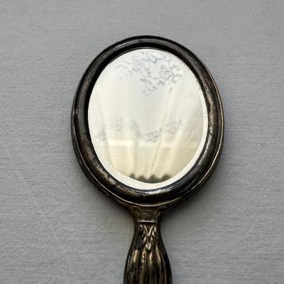 800 (80%) STERLING SILVER CHILD’S HAND MIRROR