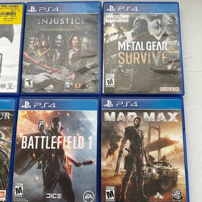 PS4 VIDEO GAMES
