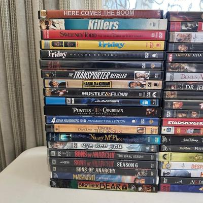 MOVIES ON DVD