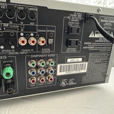 HARMON KARDON AVR140 AUDIO/VIDEO RECEIVER WITH INFINITY SUBWOOFER AND SPEAKERS
