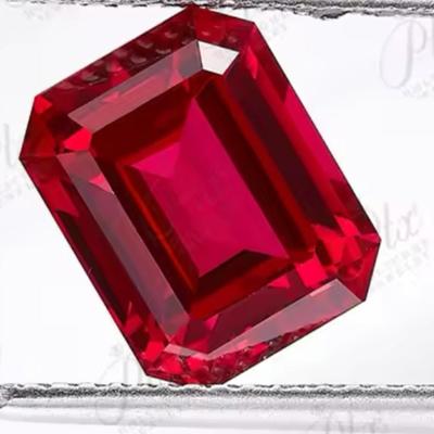 AGL certified 11.51 carat Lab Grown Pigeon Blood Ruby