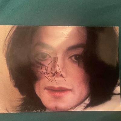 Michael Jackson Signed Photo Autograph