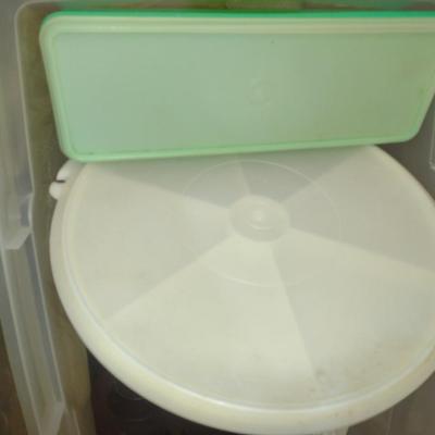 Assorted Kitchen Goods- Glassware, Utensils, Plastic Storage, etc.