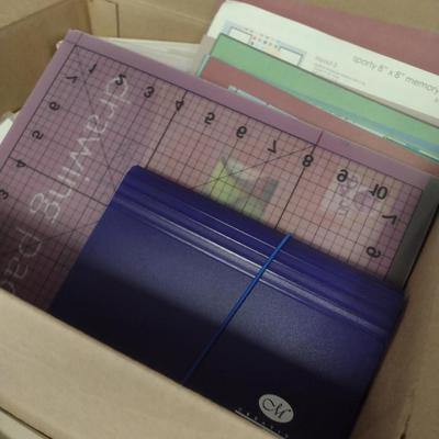 Boston Paper Cutter and Assorted Scrapbook Paper (G)