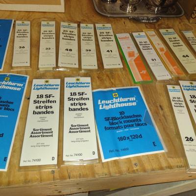 Collection of Leuchtturm Lighthouse Block Mounts for Stamps (G)