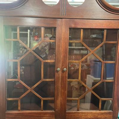 Mahogany Upright Secretary Desk