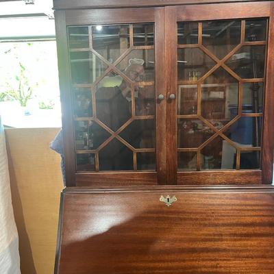 Mahogany Upright Secretary Desk