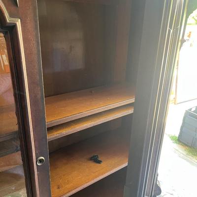 Antique Glass Front Book Case