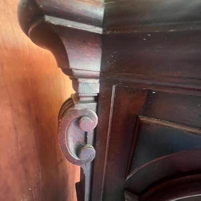Antique Glass Front Book Case