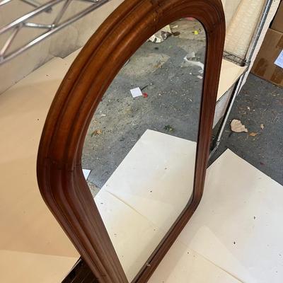Heavy Oak Mirror