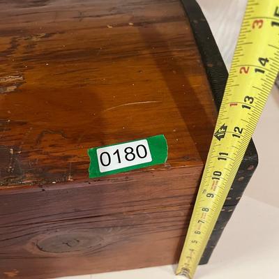 Antique Wood Trunk
