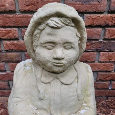 Two Concrete Garden Statues (FP-EL)