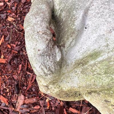 Two Concrete Garden Statues (FP-EL)