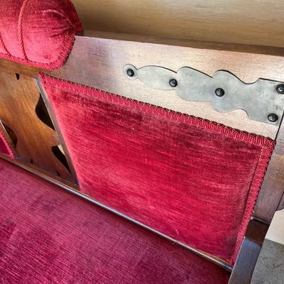 Antique Parlor Settee