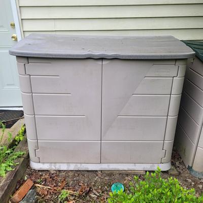 Two Large Outdoor Rubbermaid Storage Bins (FP-EL)