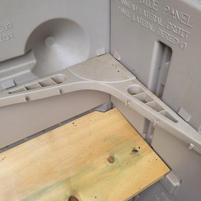 Two Large Outdoor Rubbermaid Storage Bins (FP-EL)