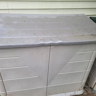 Two Large Outdoor Rubbermaid Storage Bins (FP-EL)