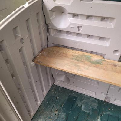 Two Large Outdoor Rubbermaid Storage Bins (FP-EL)