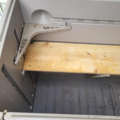 Two Large Outdoor Rubbermaid Storage Bins (FP-EL)